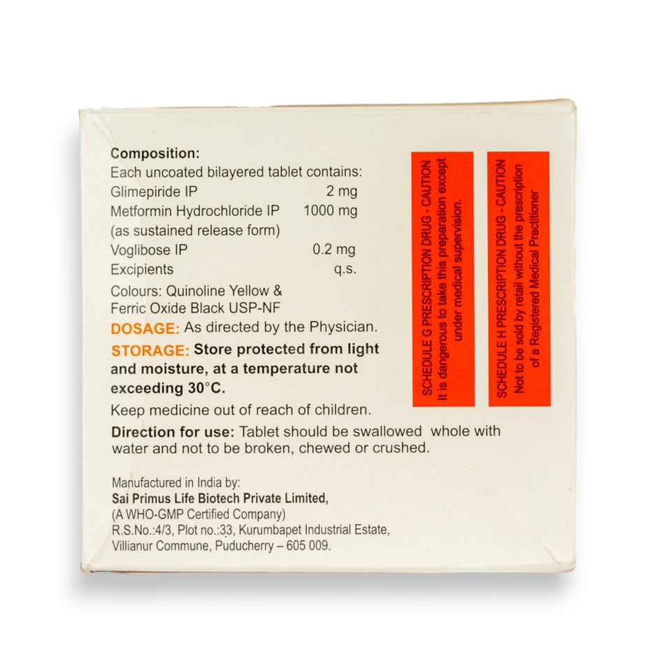 Voglow-GM 2 Forte Tablet SR