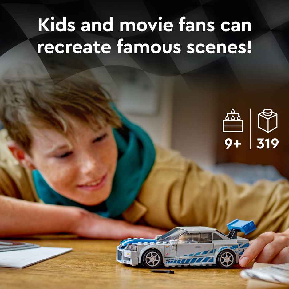 Lego Speed Champions 2 Fast 2 Furious Nissan Skyline Gt-R (R34)