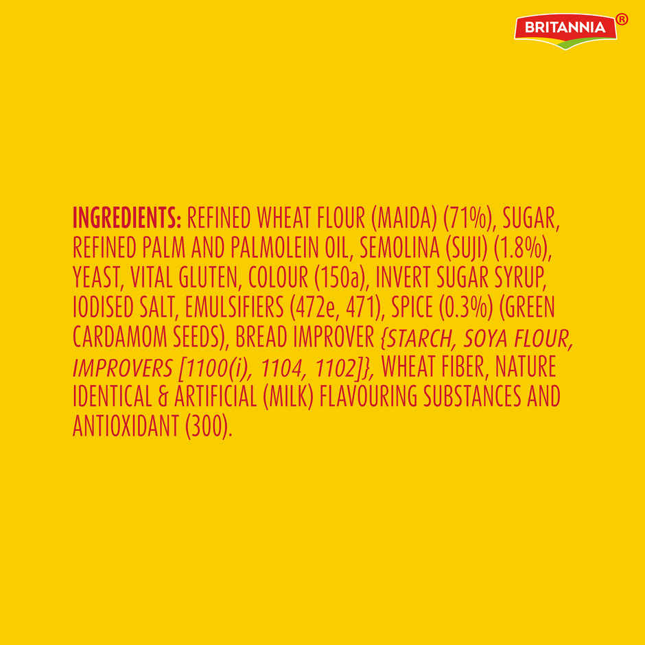 Britannia Toastea Premium Bake Rusk With Real Elaichi