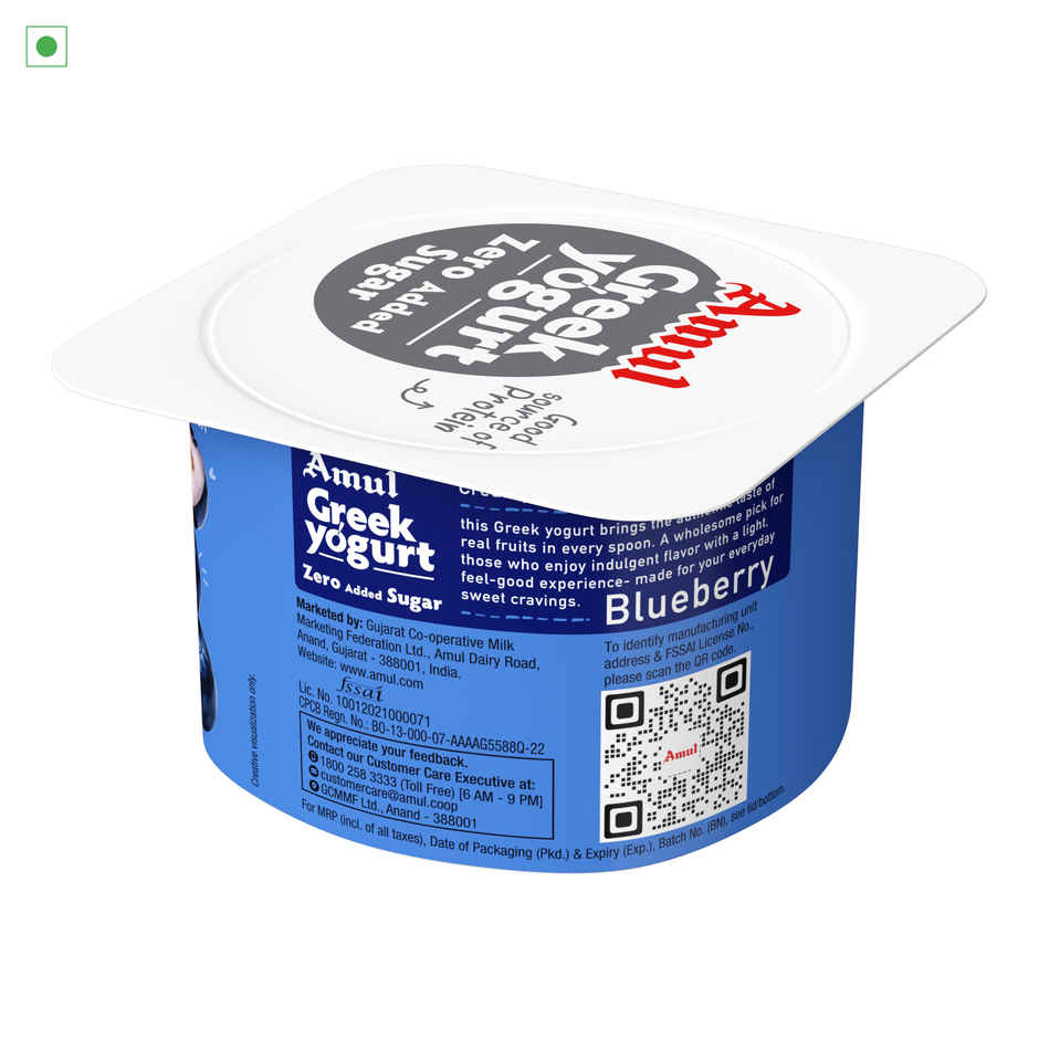 Amul Greek Yogurt | Blueberry