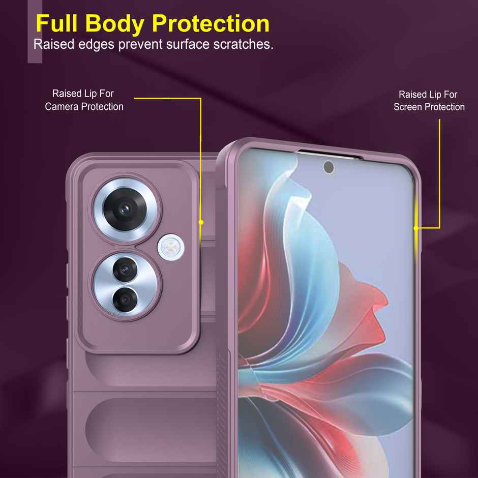 Zapcase Back Cover for Oppo F25 Pro 5G | Magic-Lavender