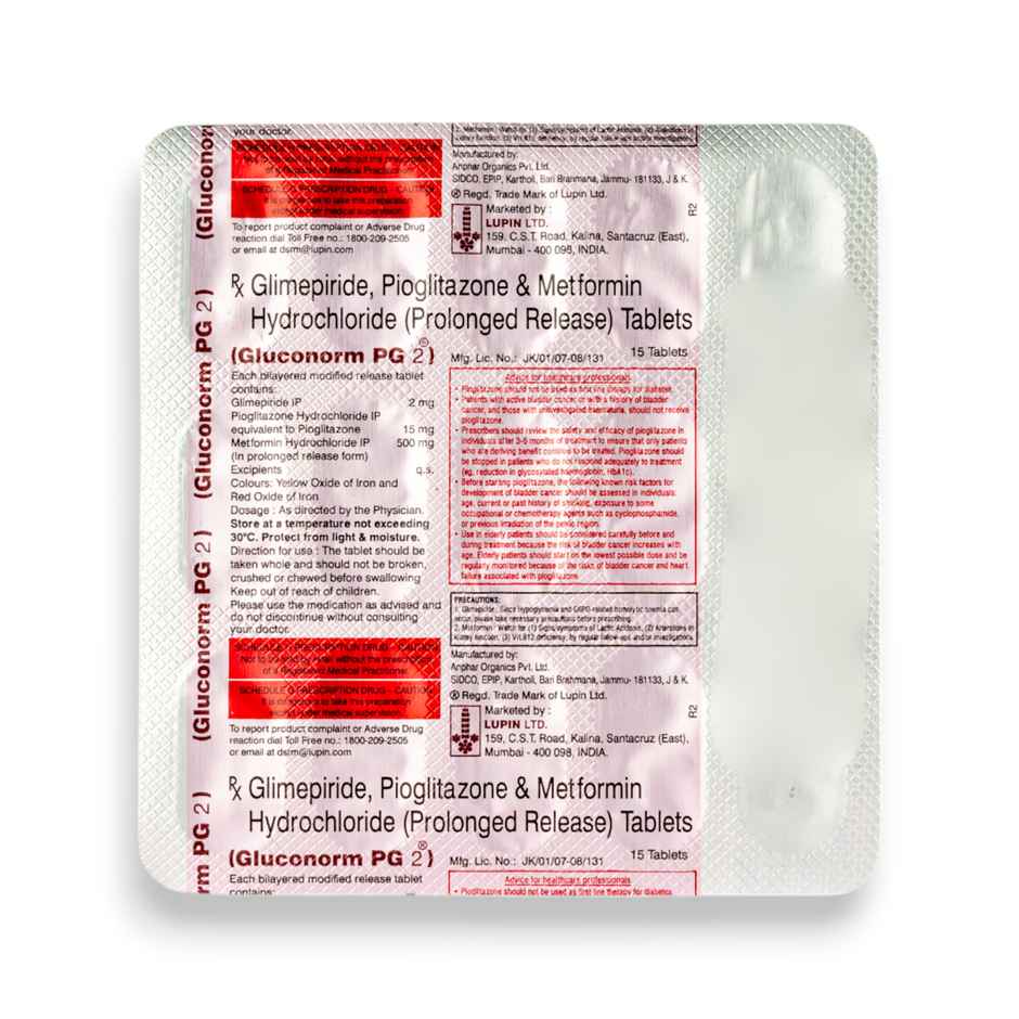 Gluconorm PG 2 Tablet PR