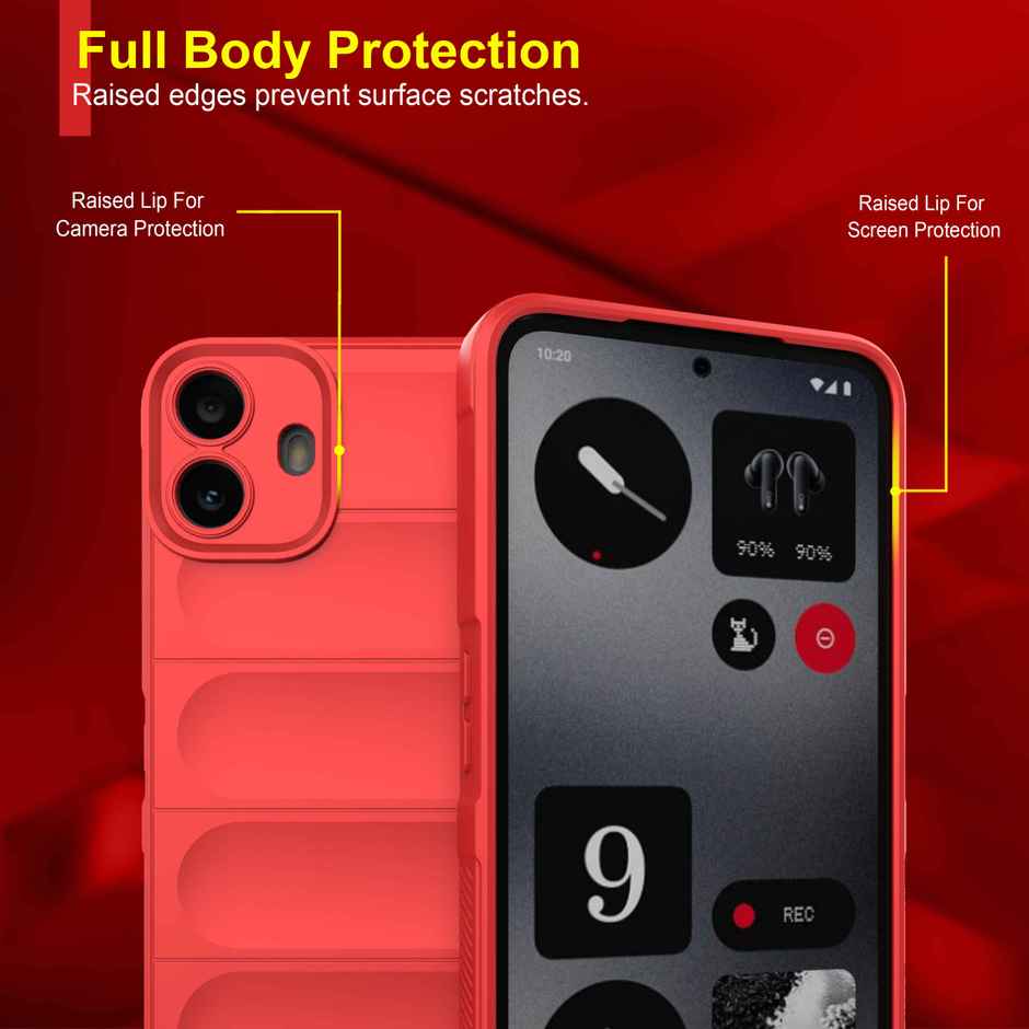 Zapcase Back Cover for CMF by Nothing Phone 1 | Magic-Red