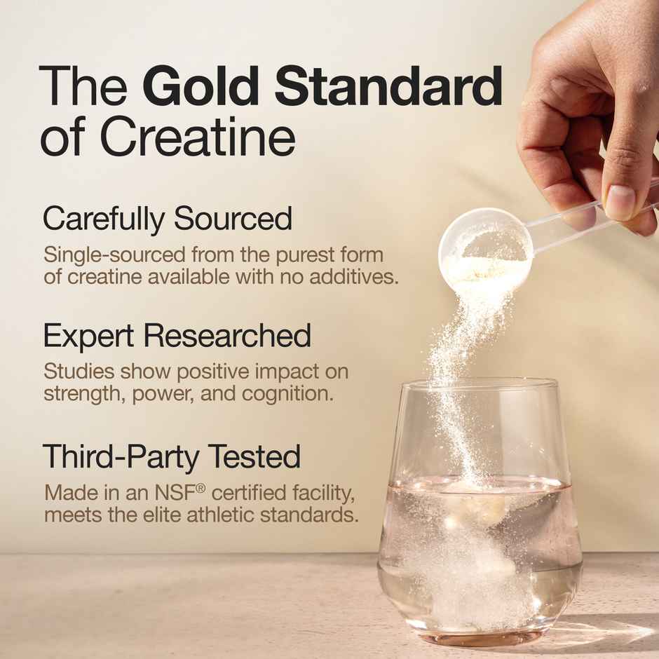 Wellbeing Nutrition Absolutely Pure Micronised Creatine Powder Monohydrate Unflavoured | 33 Servings