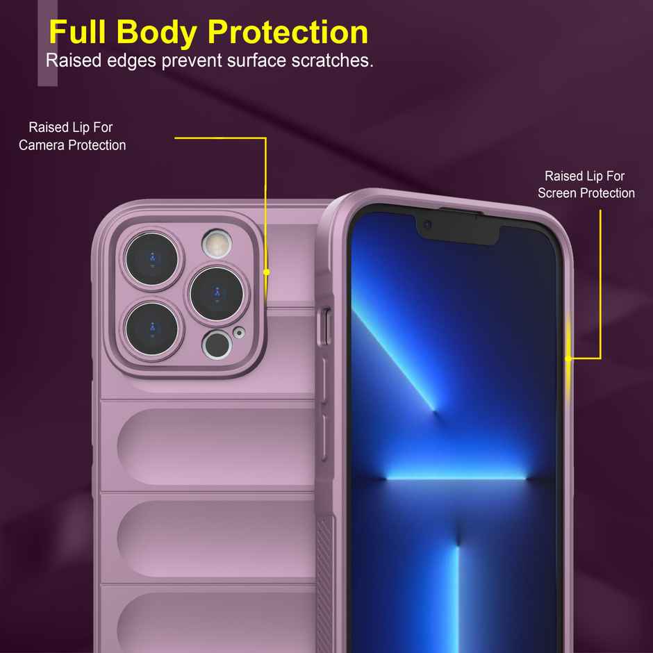 Zapcase Back Cover For Apple Iphone 13 Pro (Magic-Lavender)