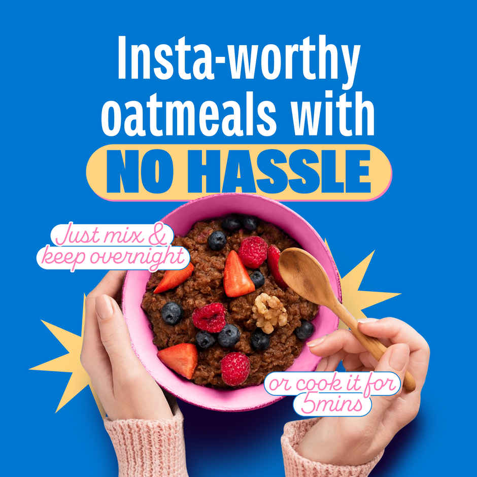 Yoga Bar High Protein Oats Dark Chocolate | 26g Protein