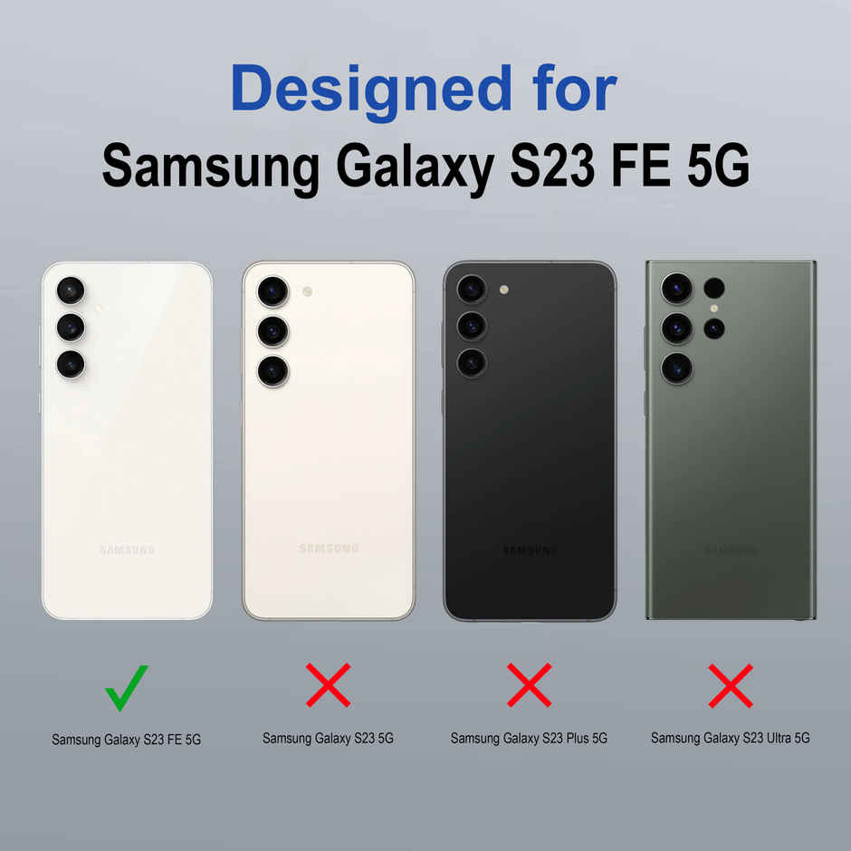 Zapcase Back Cover For Samsung Galaxy S23 Fe 5G (MagSafe-Clear)