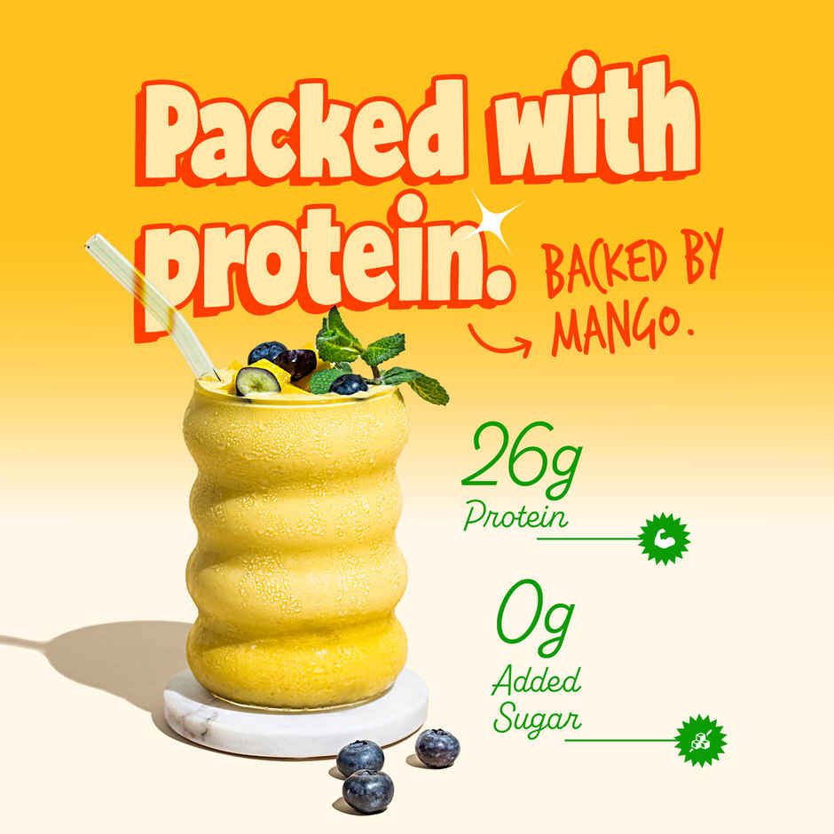 Yoga Bar 26g Protein Shake Mango Rizz, No Added Sugar, Rich In Calcium, 171 Calories