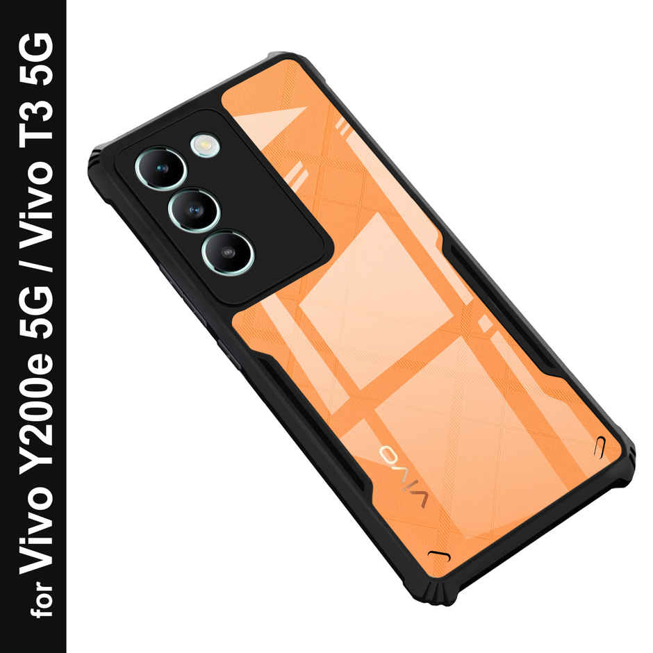 Zapcase Back Cover for Vivo Y200e 5G | Matte-Black