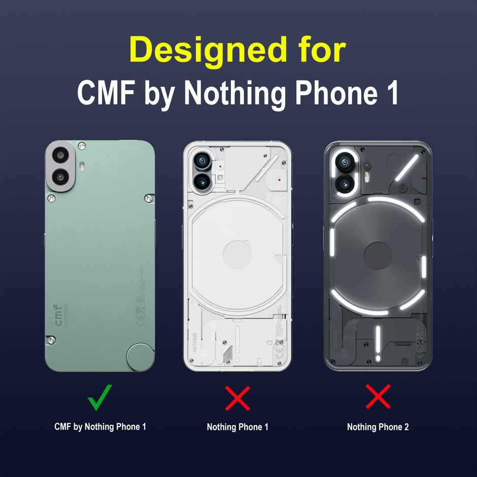 Zapcase Back Cover for CMF by Nothing Phone 1 | Magic-Sapphire