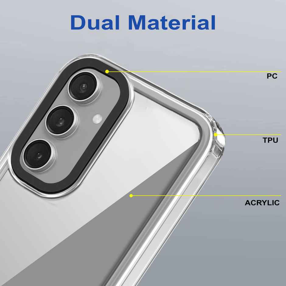 Zapcase Back Cover for Samsung Galaxy S24 Plus 5G | Space-Clear