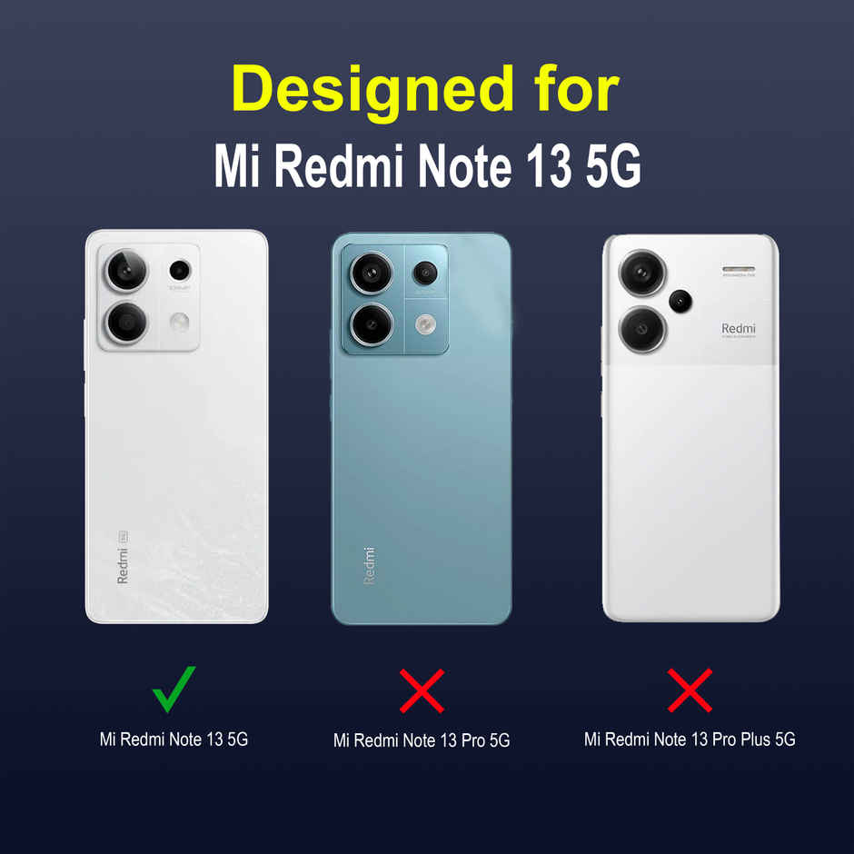 Zapcase Back Cover for Mi Redmi Note 13 5G | Magic-Sapphire