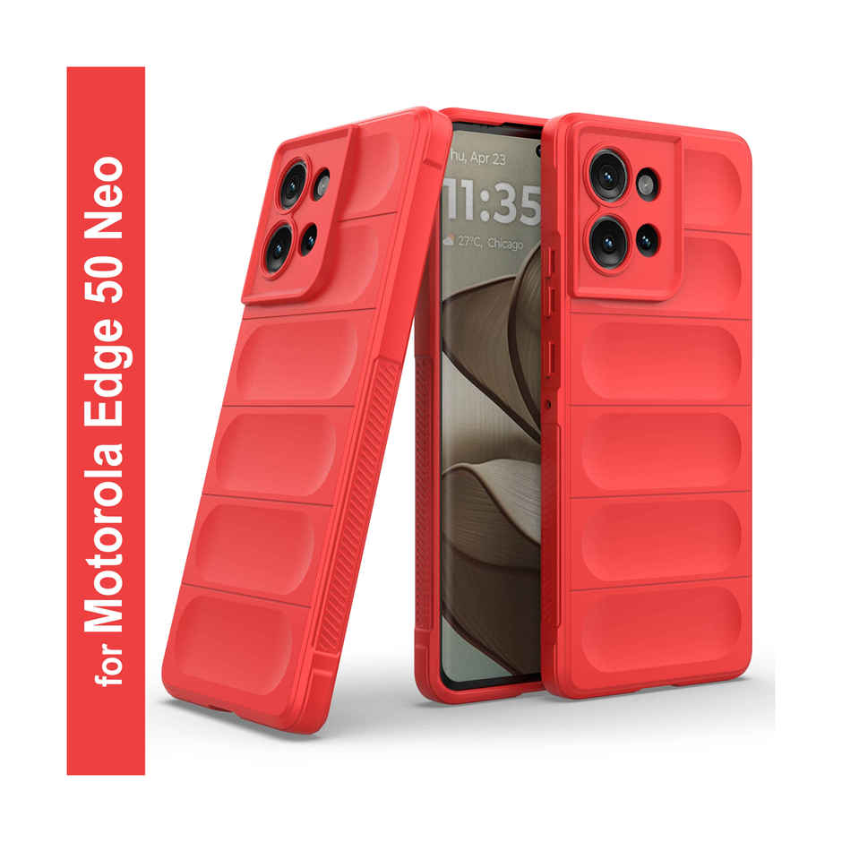 Zapcase Back Cover for Motorola Edge 50 Neo | Magic-Red