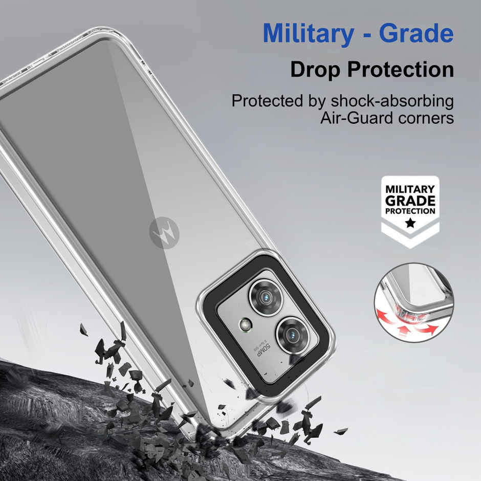 Zapcase Back Cover for Motorola G84 5G | Space-Clear