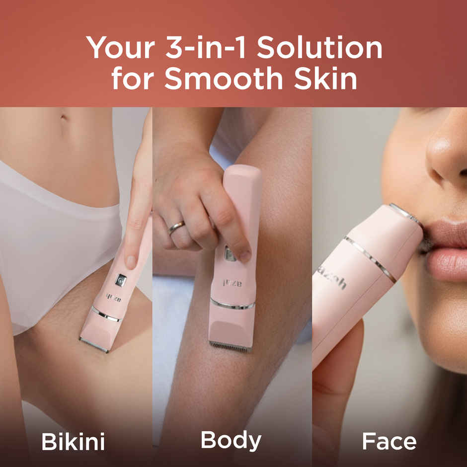 Azah Rechargeable Face, Body & Bikini Trimmer for Women