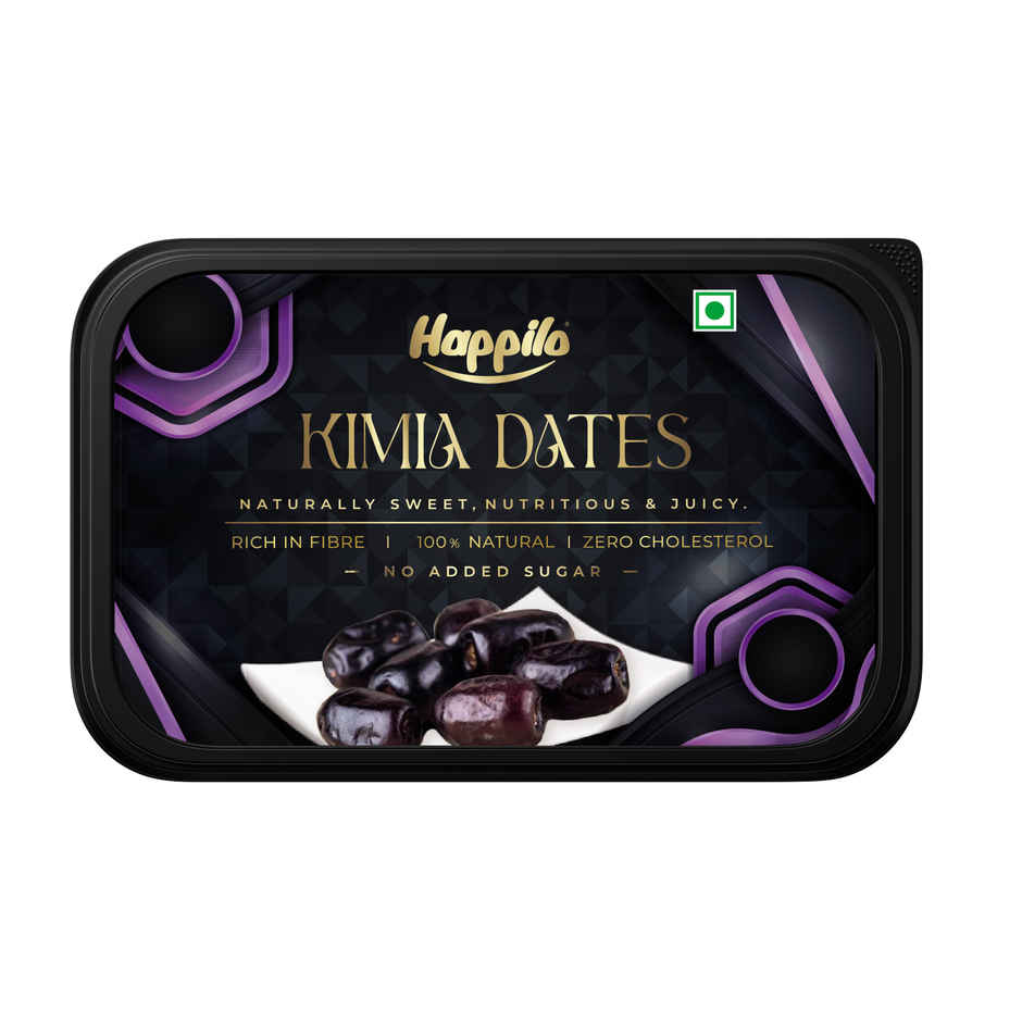 Happilo Kimia Dates | Supersoft Khajur | No Added Sugar | Dry Fruits