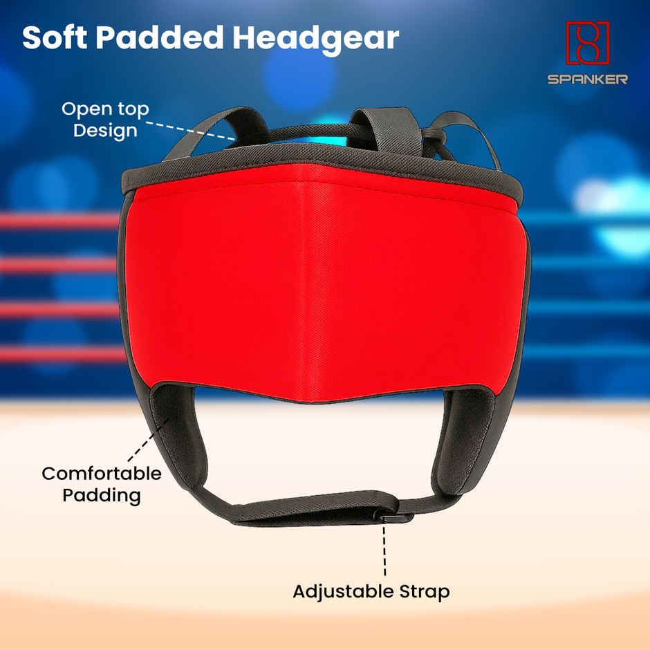 Spanker Sports Kids Boxing Kit-Punching Bag, Gloves & Head Guard, Training Set | 5 to 10 years