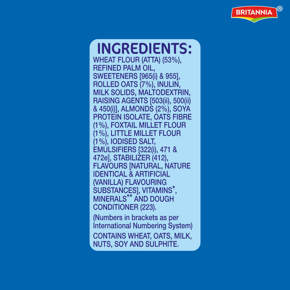 Britannia Nutrichoice Oats Cookies Diabetic Friendly