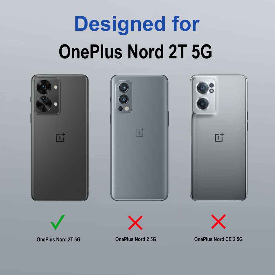 Zapcase Back Cover For Oneplus Nord 2T 5G (Space-Black)