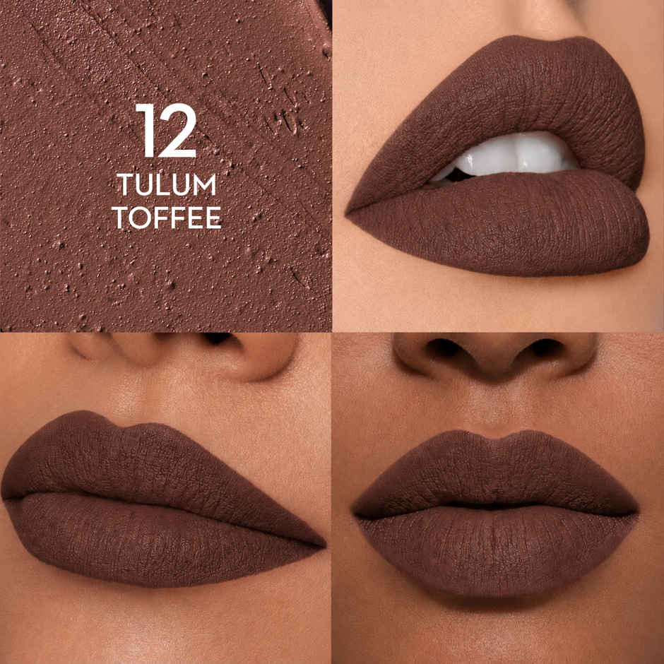 SUGAR Cosmetics Glide Peptide Serum Lipstick | 12 Tulum Toffee