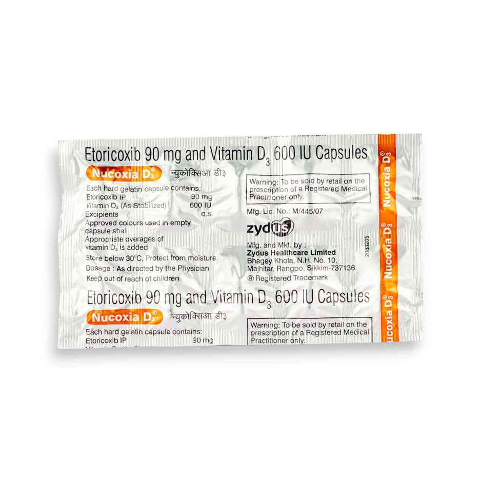 Nucoxia D3 Capsule