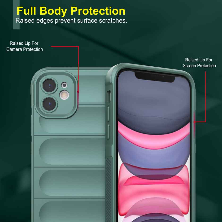 Zapcase Back Cover for Apple iPhone 11 | Magic-DarkGreen