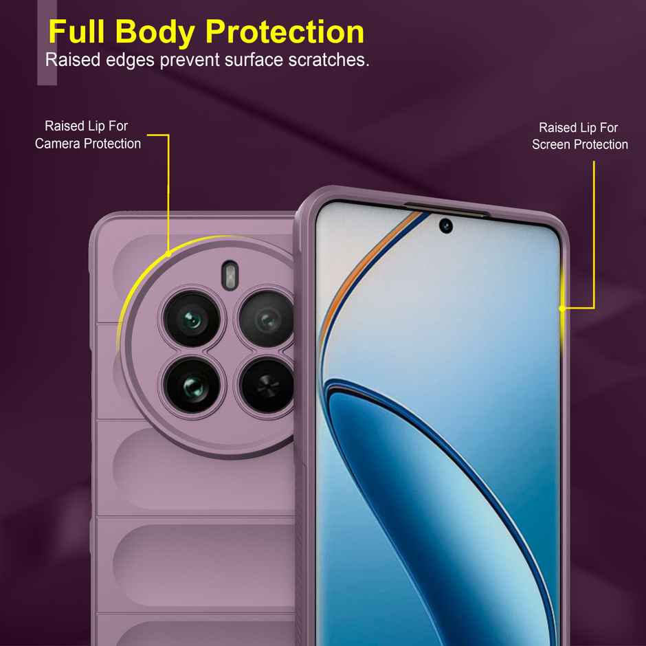 Zapcase Back Cover for Realme P1 Pro 5G | Magic-Lavender