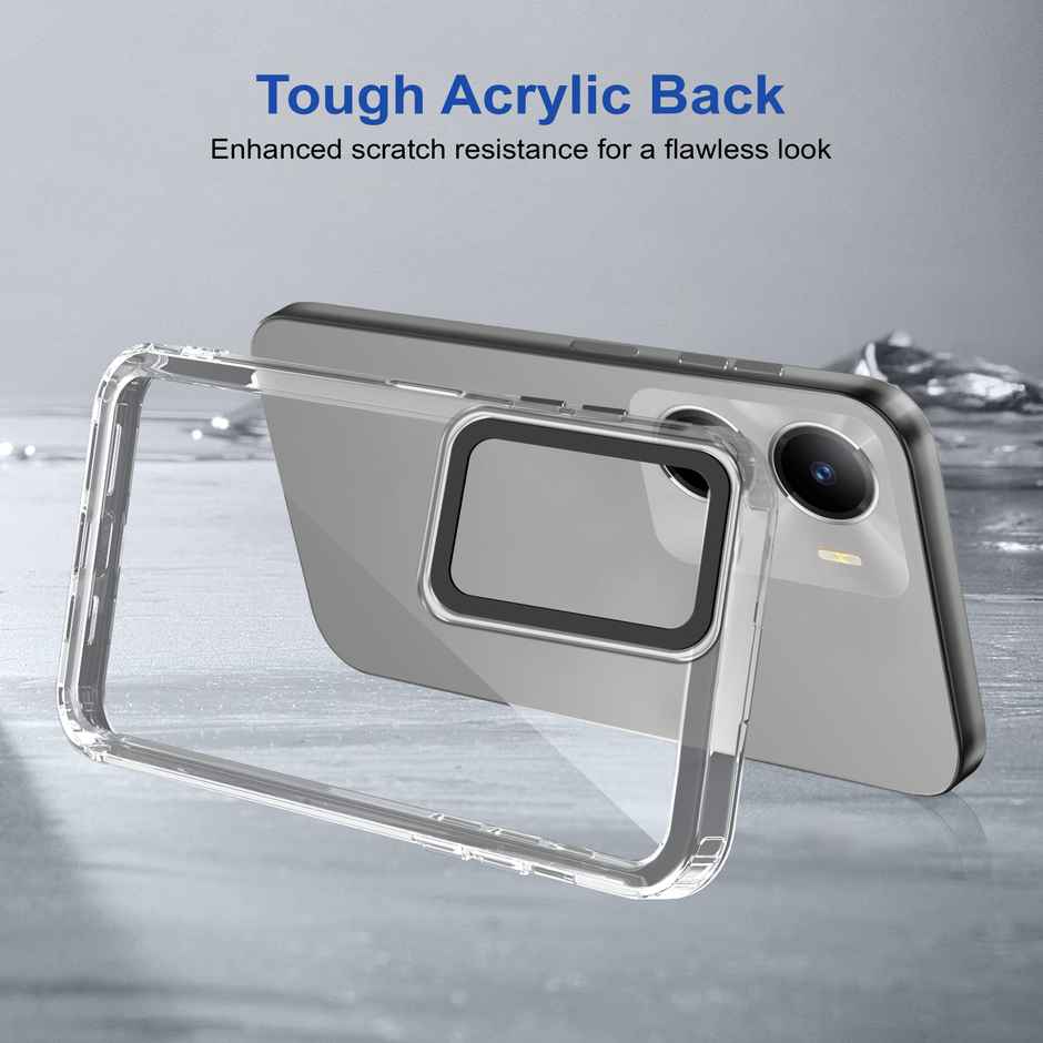 Zapcase Back Cover for Vivo T2x 5G | Space-Clear