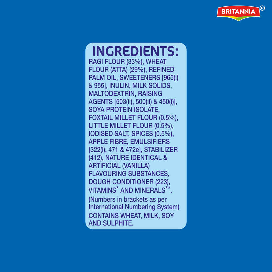 Britannia Nutrichoice Ragi Millet Cookies | Diabetic Friendly | Maida-free and Sugar-free