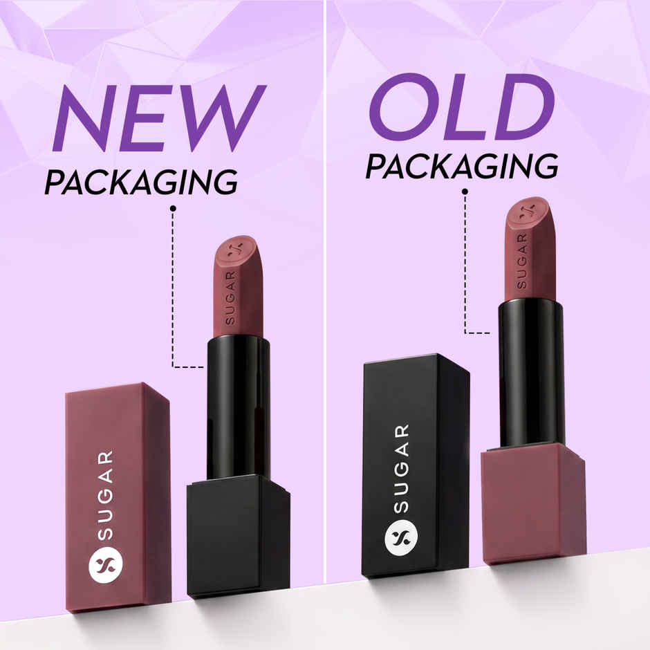 SUGAR Cosmetics Glide Peptide Serum Lipstick | 11 Malta Mauve
