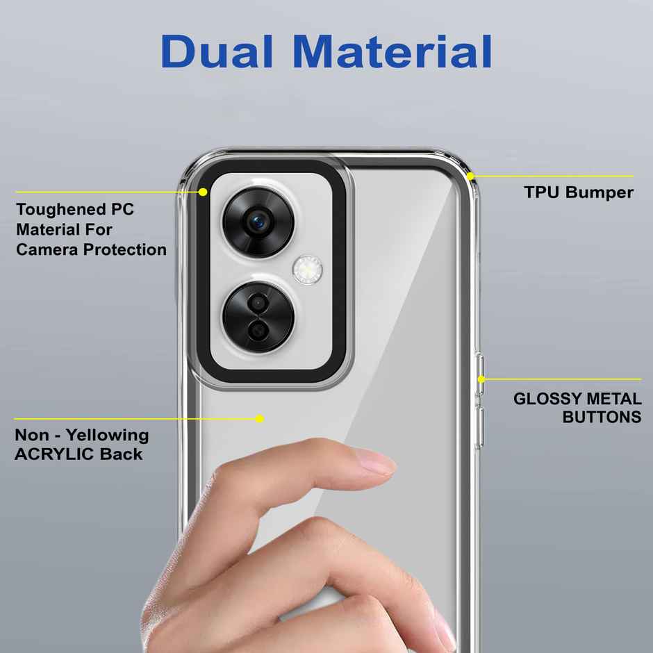 Zapcase Back Cover For Oneplus Nord Ce 3 Lite 5G (Space-Black)