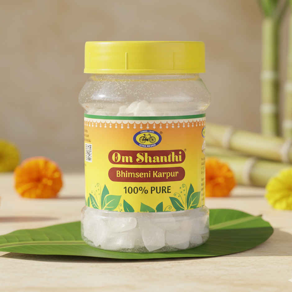 Pure Om Shanthi Bhimseni Camphor | Cycle