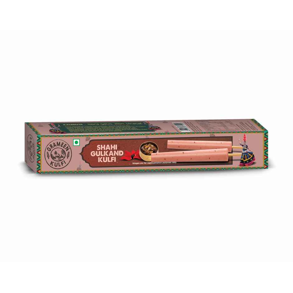 Grameen Shahi Gulkand Kulfi Ice Cream Stick