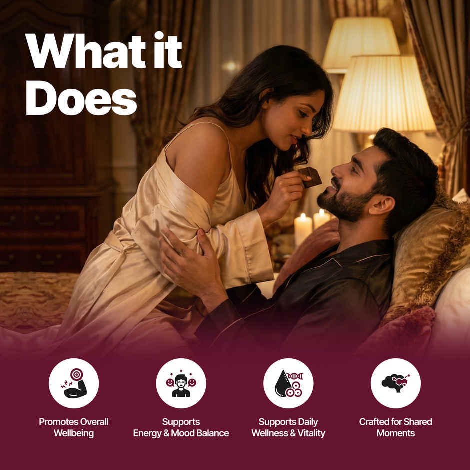 Nooky Couple Chocolate 2 in 1 Aphrodisiac Intimacy Chocolate Romantic Couple Treat