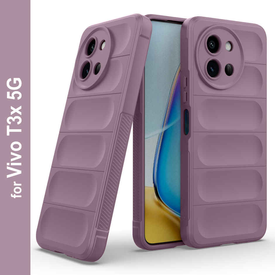 Zapcase Back Cover for Vivo T3x 5G | Magic-Lavender