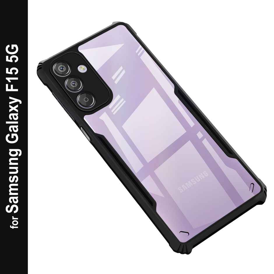 Zapcase Back Cover for Samsung Galaxy F15 5G | Matte-Black