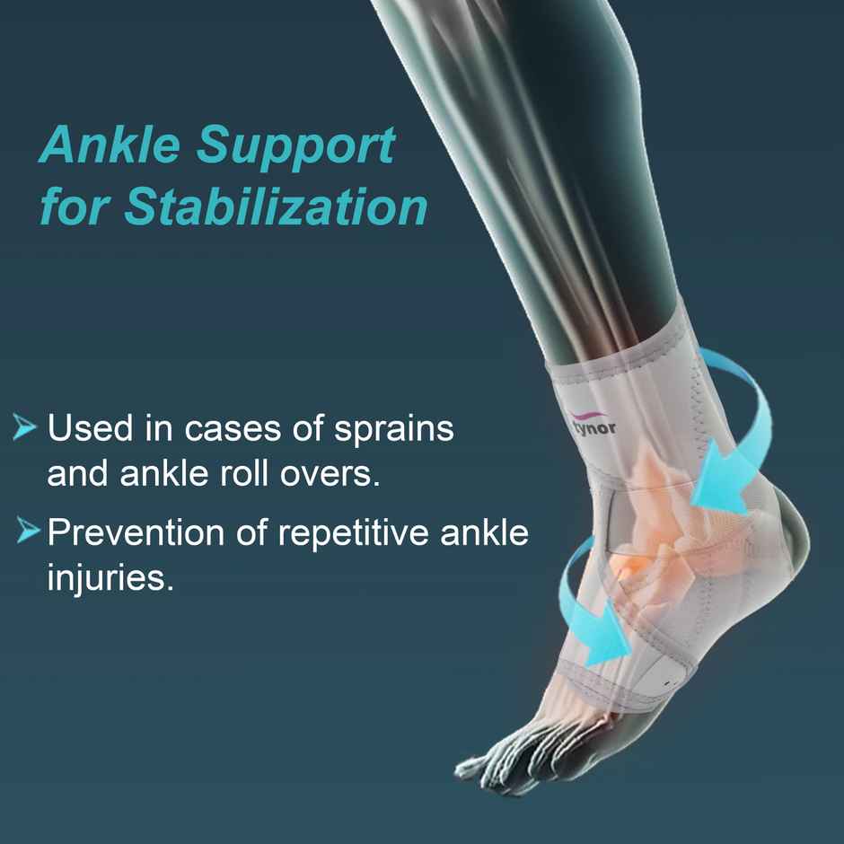 Tynor Ankle Support - Neo | Grey - Universal Size