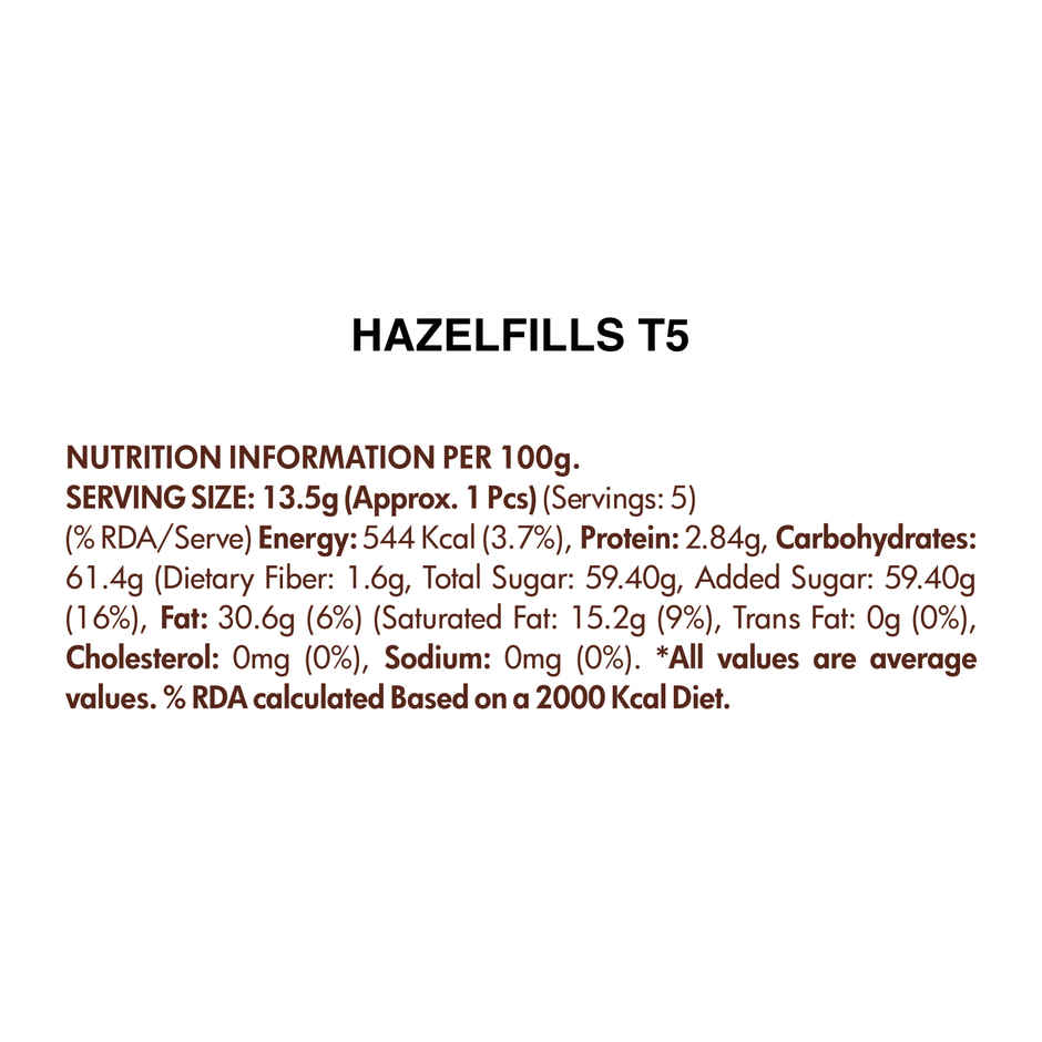 Sapphire Hazelfill Chocolate Gift Pack (5 pcs)