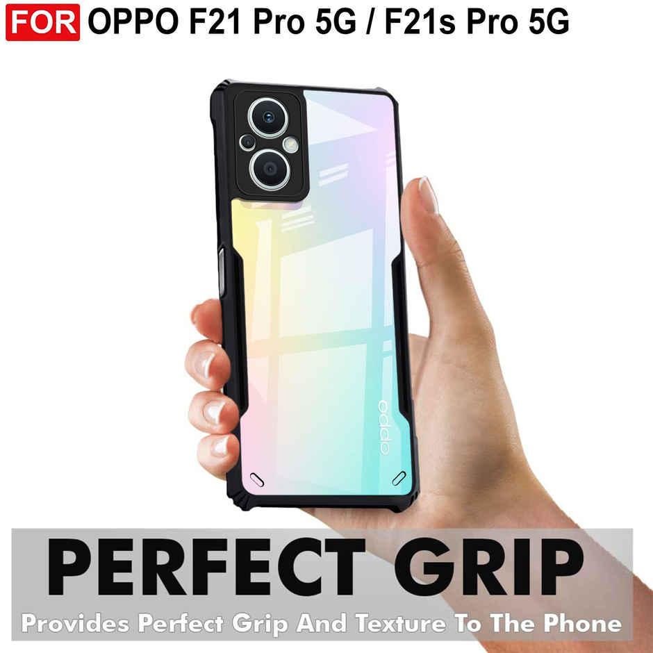 Zapcase Back Cover for Oppo F21 Pro | Oppo F21s Pro 5G | Matte-Black