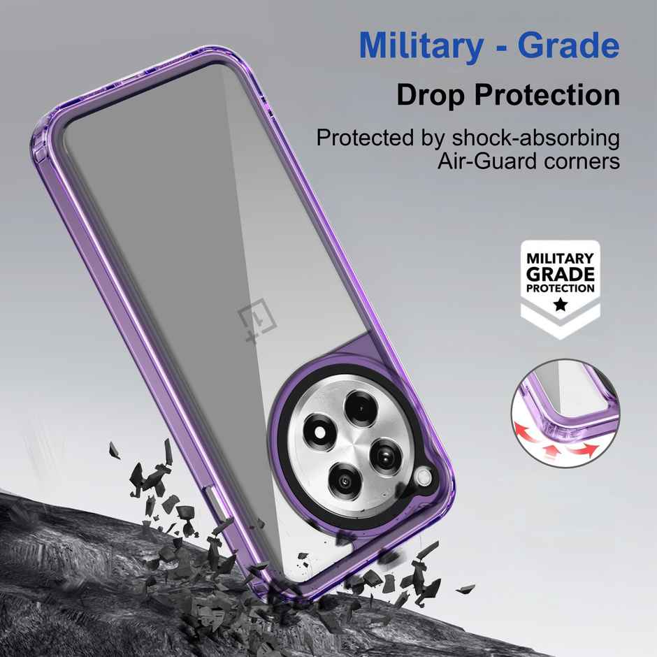 Zapcase Back Cover for OnePlus 12R 5G | Space-Purple