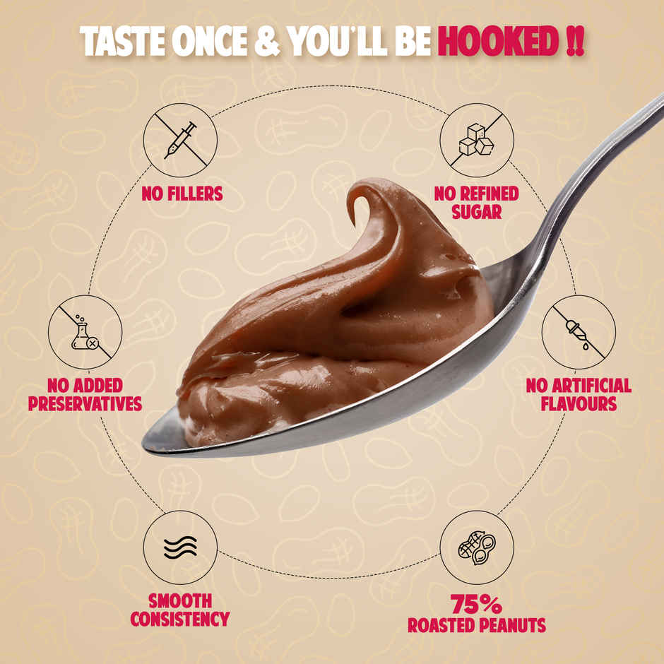 DOCTOR'S CHOICE High Protein Peanut Butter Dark Chocolate Flavour | Chocolate Fudge Creamy