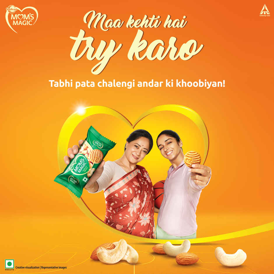 Sunfeast Mom's Magic Rich Cashew Almond Dry Fruit Biscuits | Trans Fat-free Combo