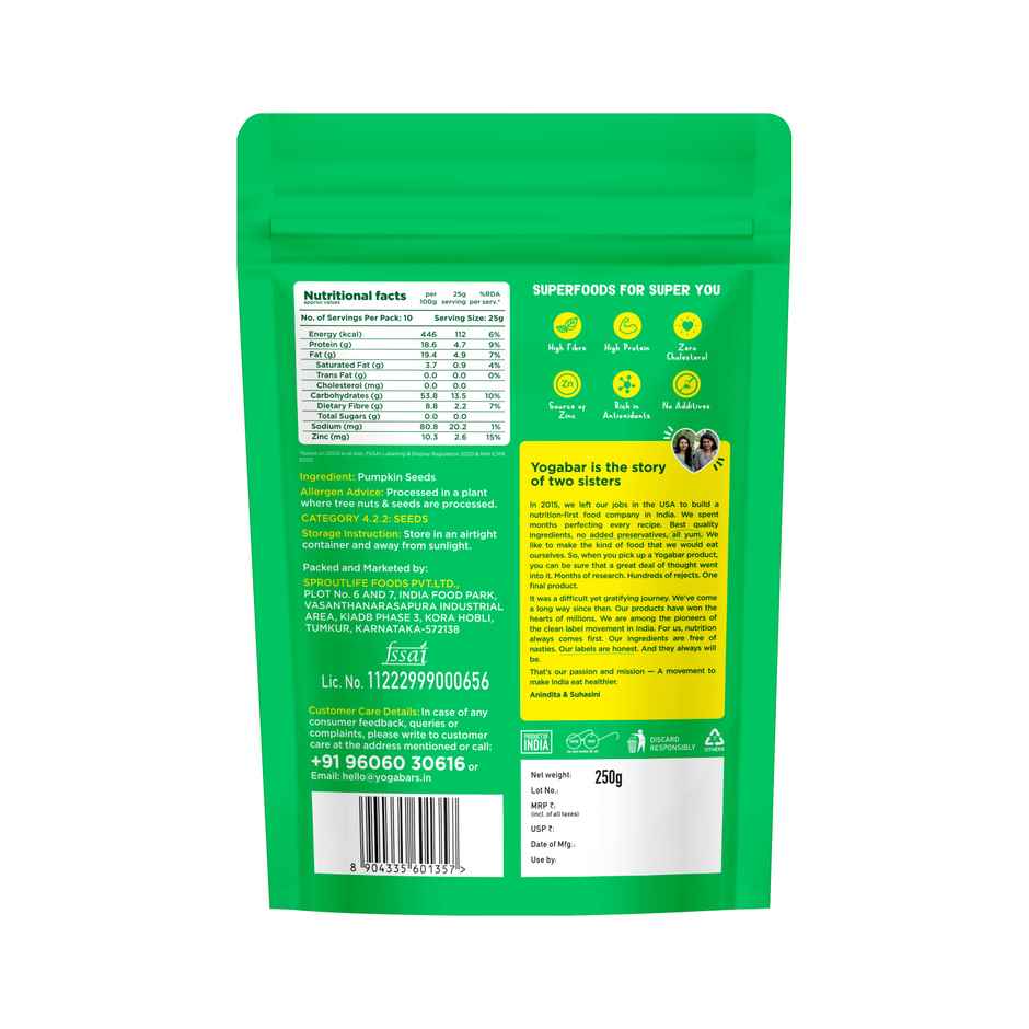 Yogabar Essentials Pumpkin Seeds