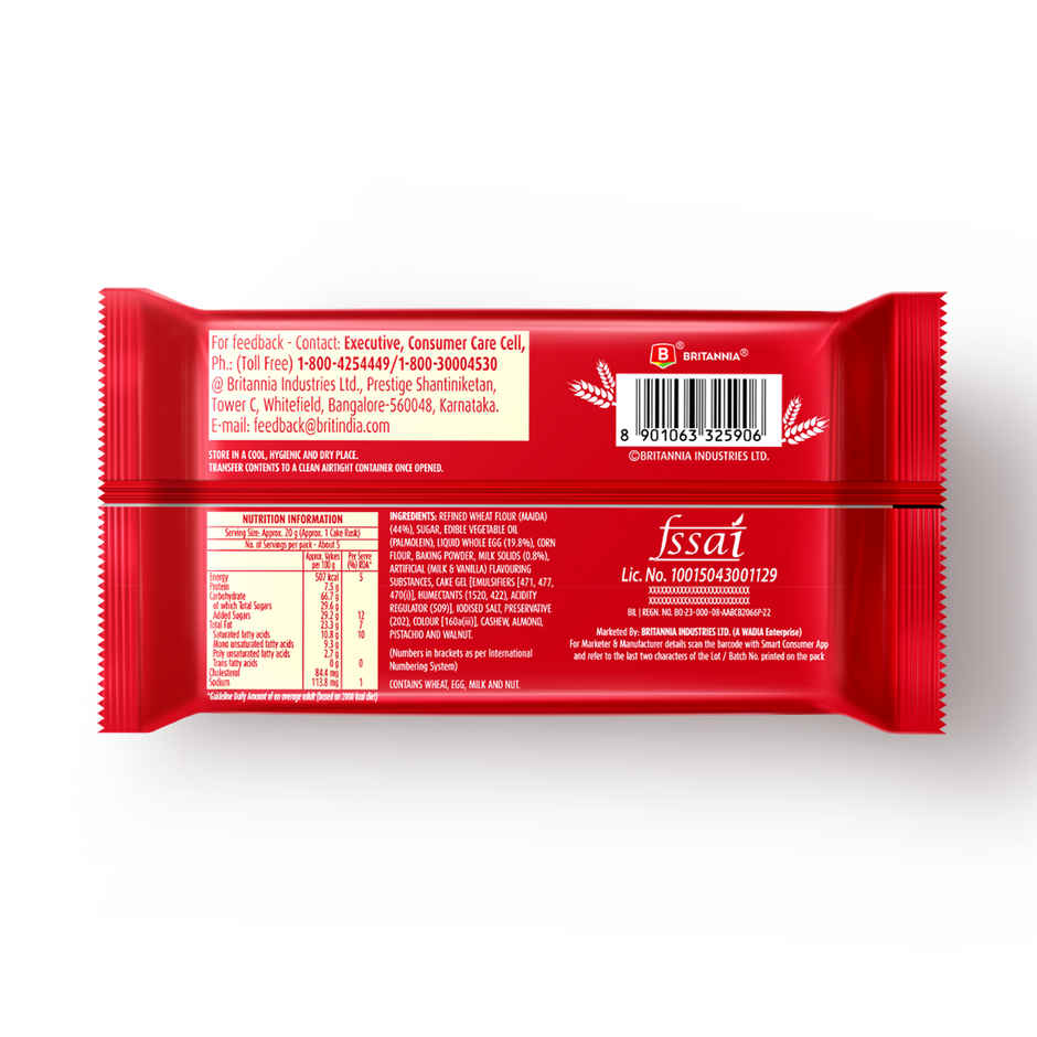 Britannia Toastea Cake Rusk