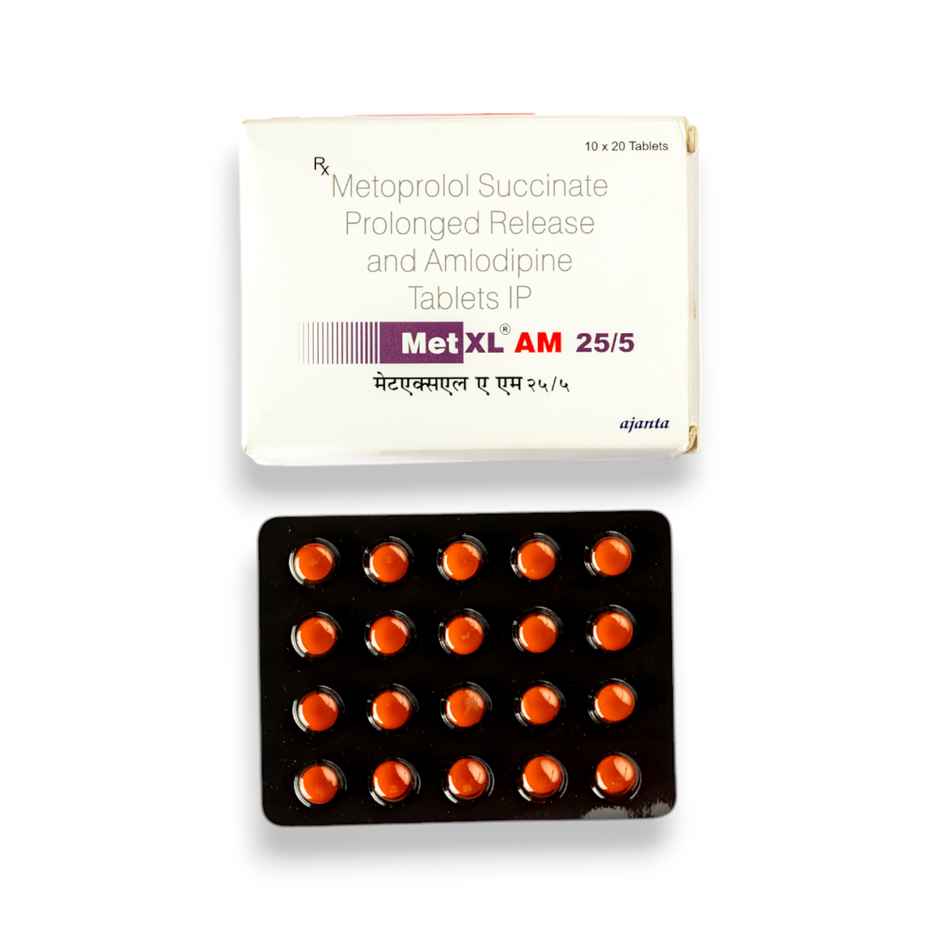 Met XL AM 25/5 Tablet PR