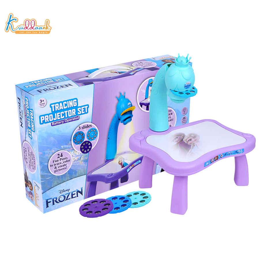 Kriiddaank Disney Frozen Tracing Projector Smart Sketcher Drawing Board with 24 Patterns and Pens