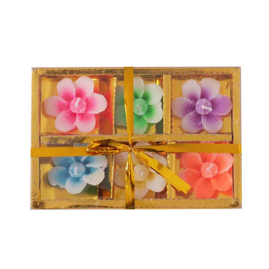 Unscented Floating Candles | Pack of 6 | Assorted | Home Decor | Pichai