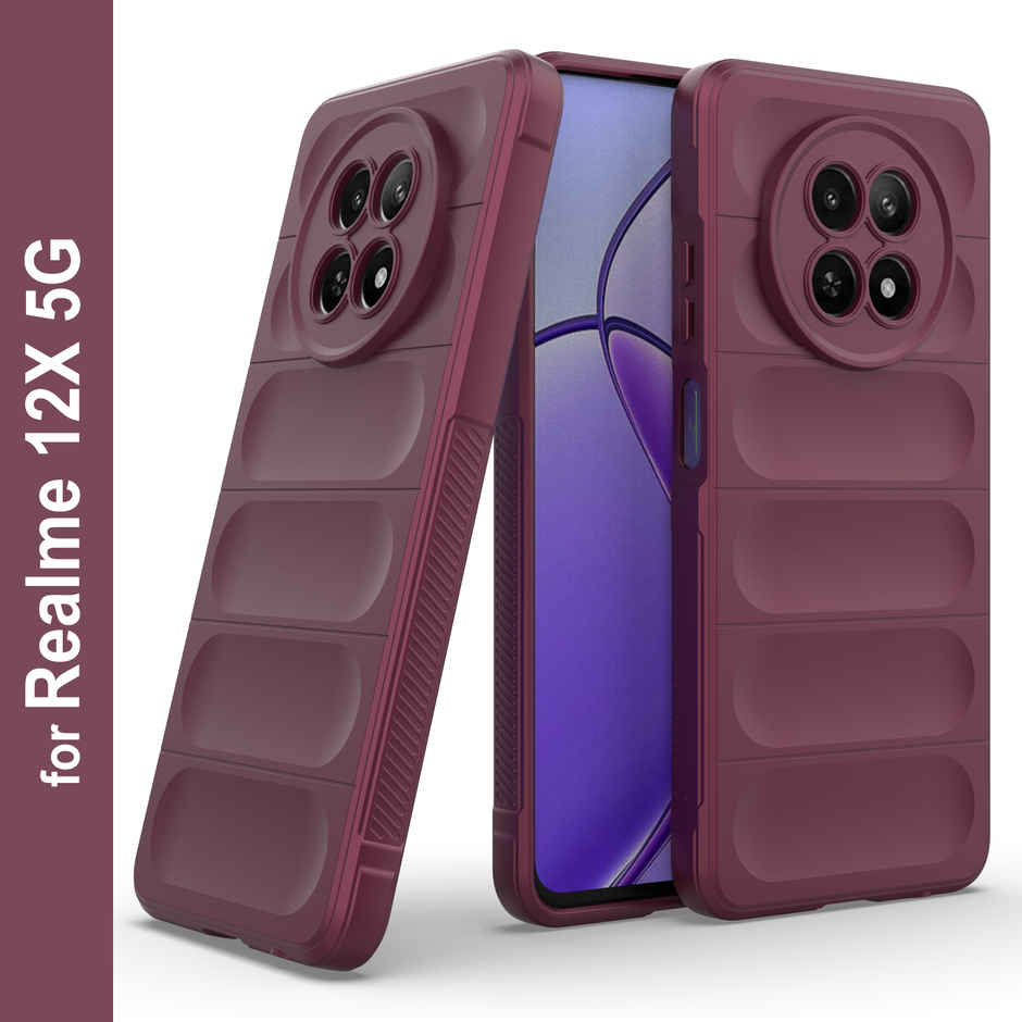 Zapcase Back Cover for Realme 12X 5G | Magic-Plum