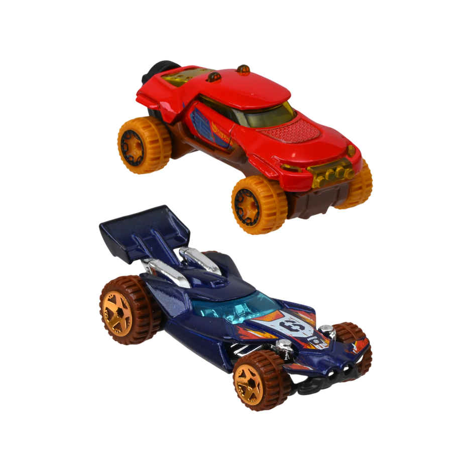 Hot Wheels 2-Car Pack of 1:64 Scale VehiclesTheme-HWC96