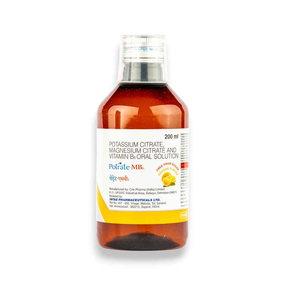 Potrate-MB6 Orange Flavour Sugar Free Oral Solution
